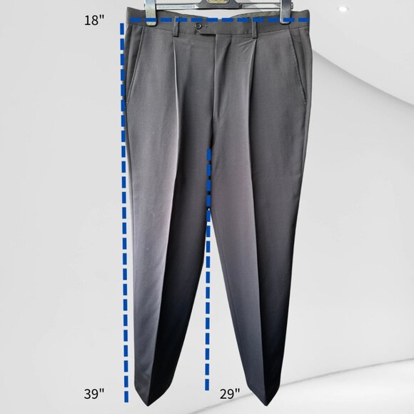 Giorgio Armani Suit Mens US 44 R Dark Blue Virgin Wool 100%, 2 Piece - Picture 14 of 17